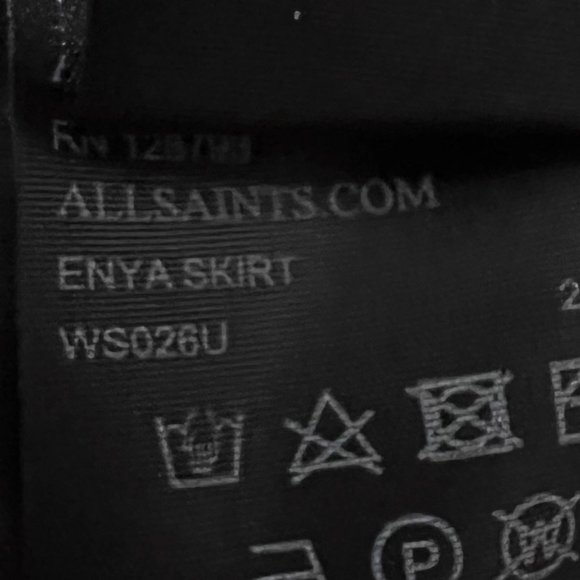 All Saints Enya skirt Size Size L - Picture 10 of 15